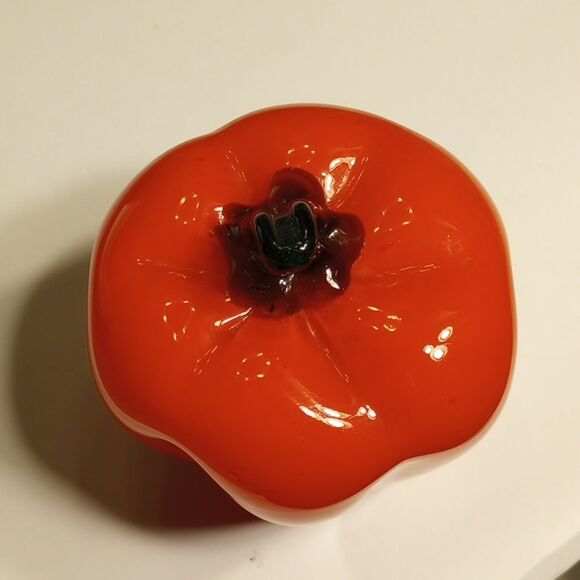 Large Glass Red Pepper - Picture 5 of 9